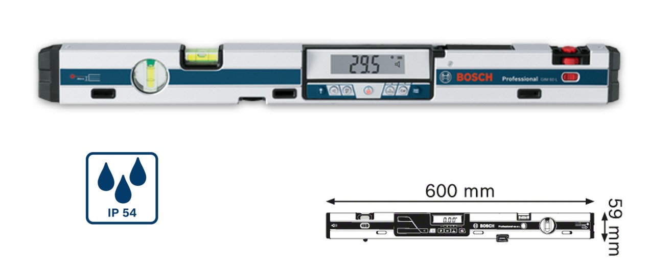 Digitálna vodováha  Bosch GIM 60 L Professional
