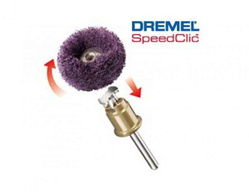 DREMEL® SpeedClic™: dokončovacie brúsne kotúče zrnitosť 320 (512S)