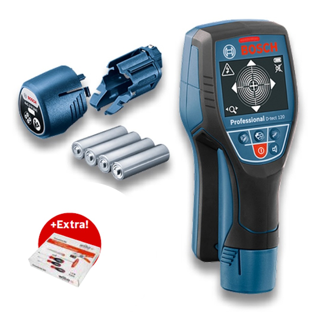 Bosch Wallscanner D-tect 120 Professional 4x1,5V AA