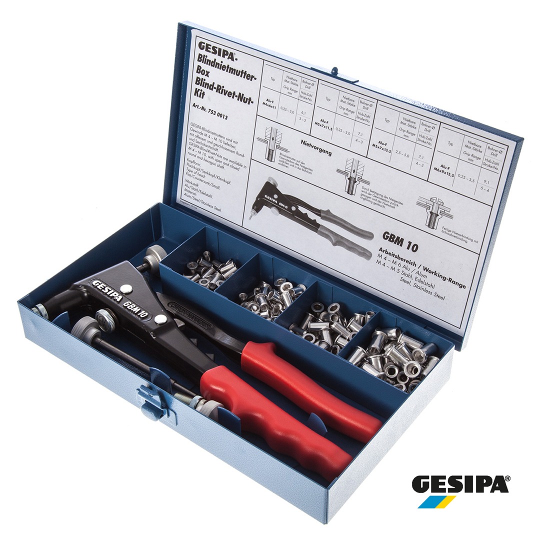 GESIPA GBM 10 BOX- ručné nitovacie kliešte pre matice 1435455