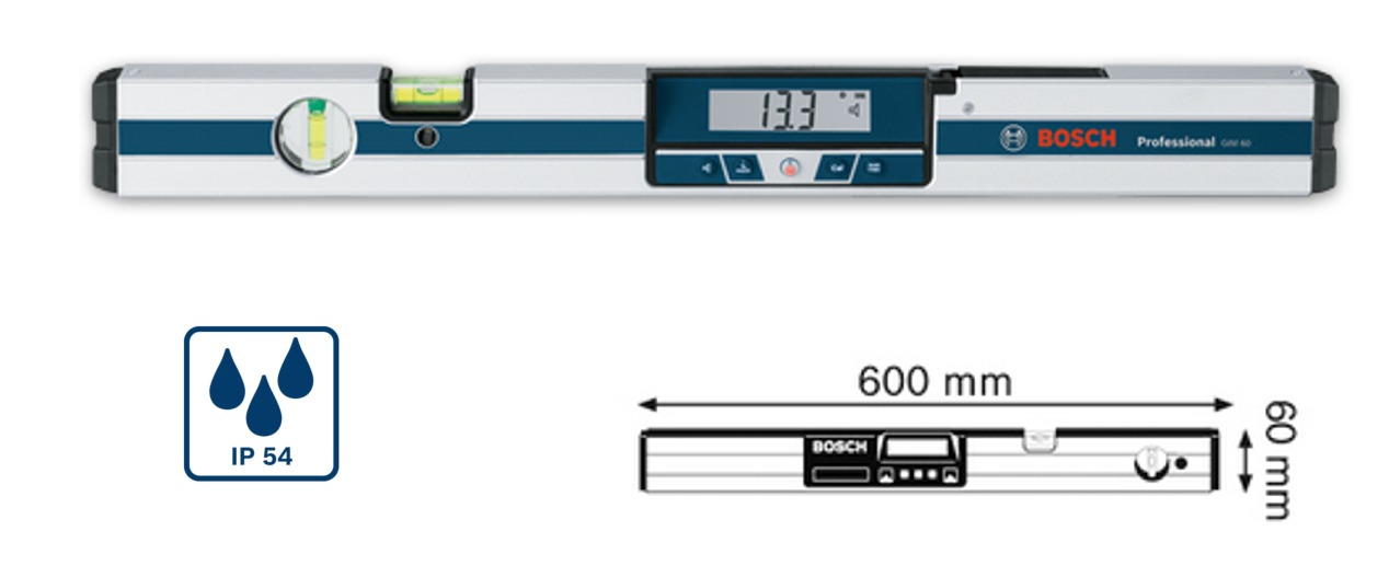 Digitálna vodováha  Bosch GIM 60 Professional