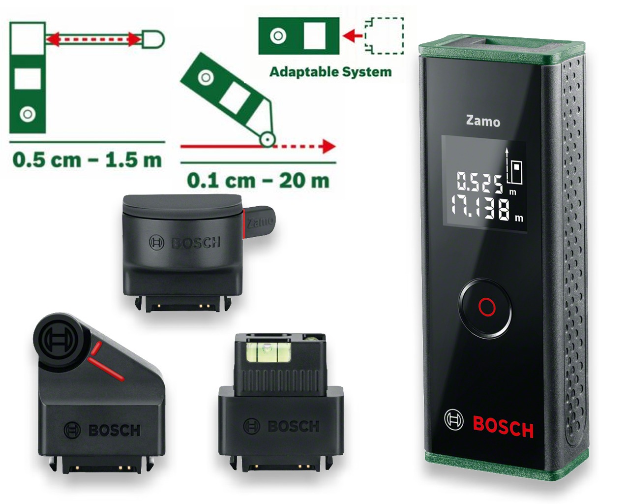 Bosch ZAMO III set laser.merač.vzdialeností  