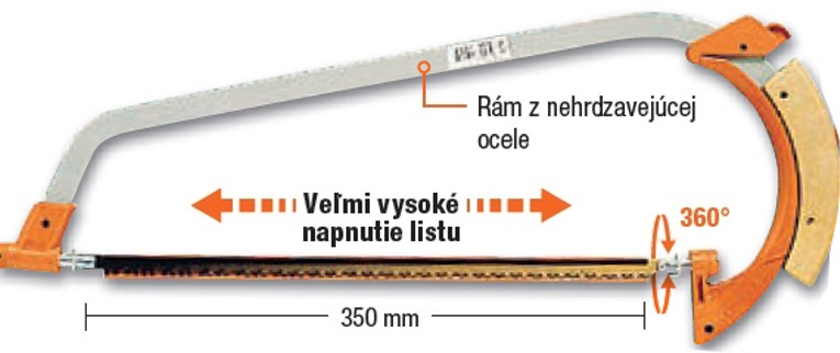 Univerzálna oblúková píla 350 mm  BAHCO 333