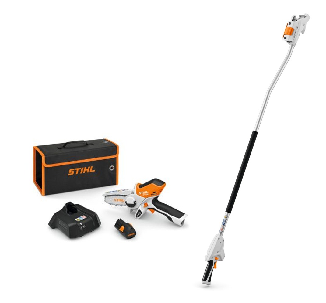 STIHL Set GTA 26 SET - akumulátorová reťazová píla/1xAS 2+tyč 1,5m