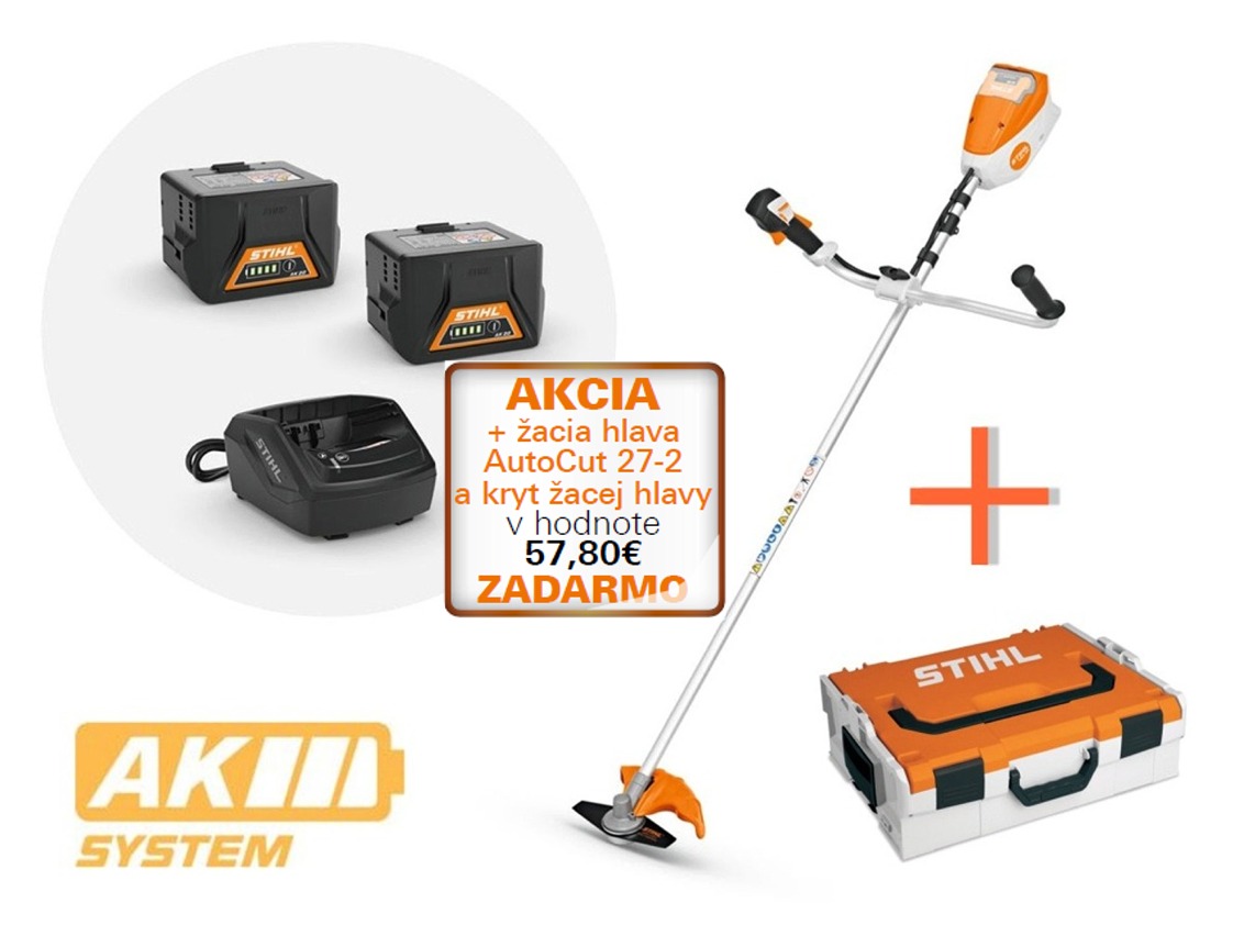 Stihl FSA 80 Set-Akumulátorový krovinorez /2xAK 30