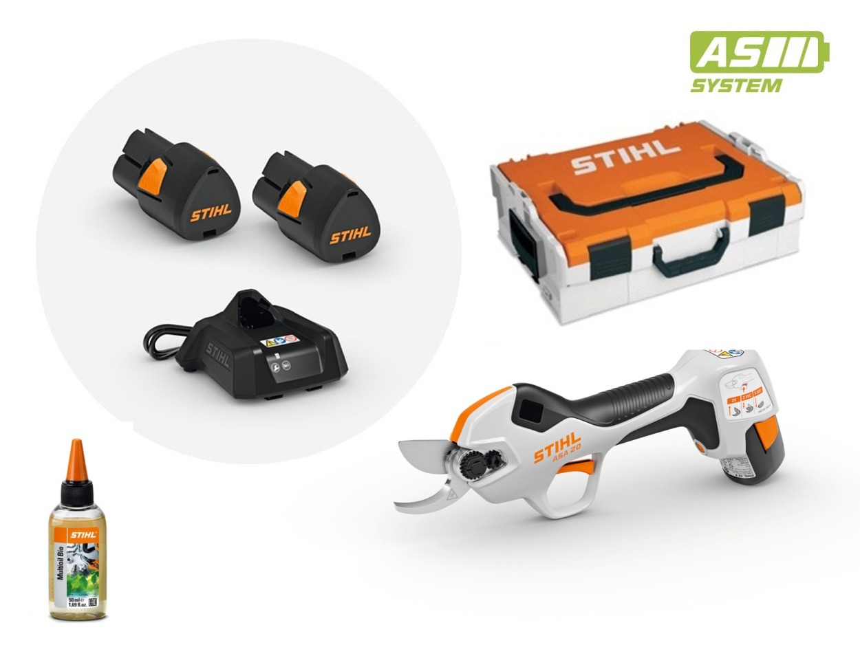 STIHL ASA 20 SET-akumulátorové záhradnícke nožnice/2xAKU