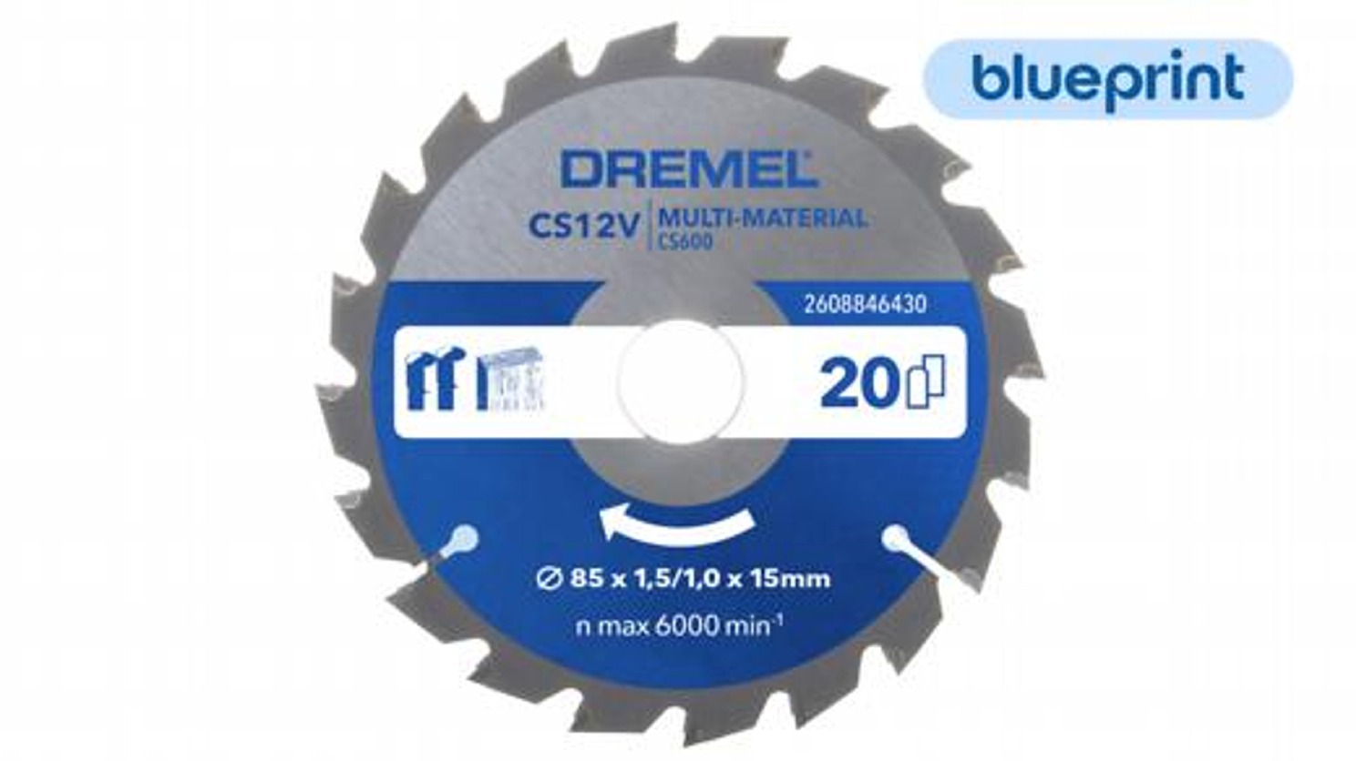 Pílový kotúč DREMEL® Blueprint na rôzne materiály (CS600)