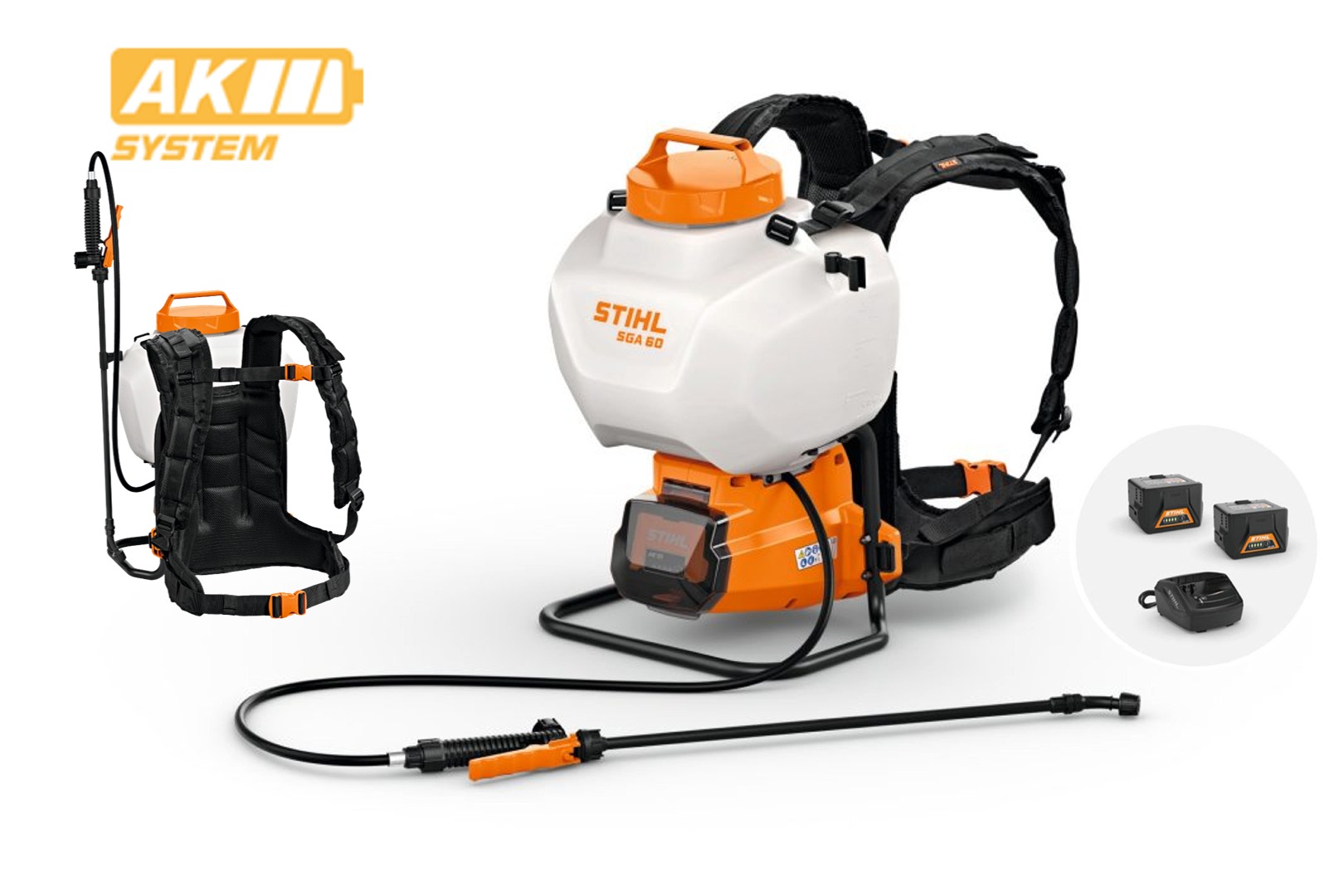 STIHL SGA 60.0 Set 2-Akumulátorový postrekovač/2xAKU