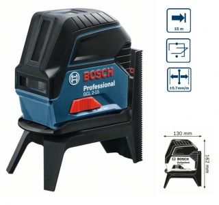 Bosch GCL 2-15+ RM 1 krížovo bodový laser